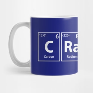Crank (C-Ra-N-K) Periodic Elements Spelling Mug